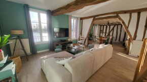 Le Cœur du Bien-être - Gîte grande capacité - 6 chambres - Superbe emplacement - Vue Seine - Décoration soignée - Coin touristique
